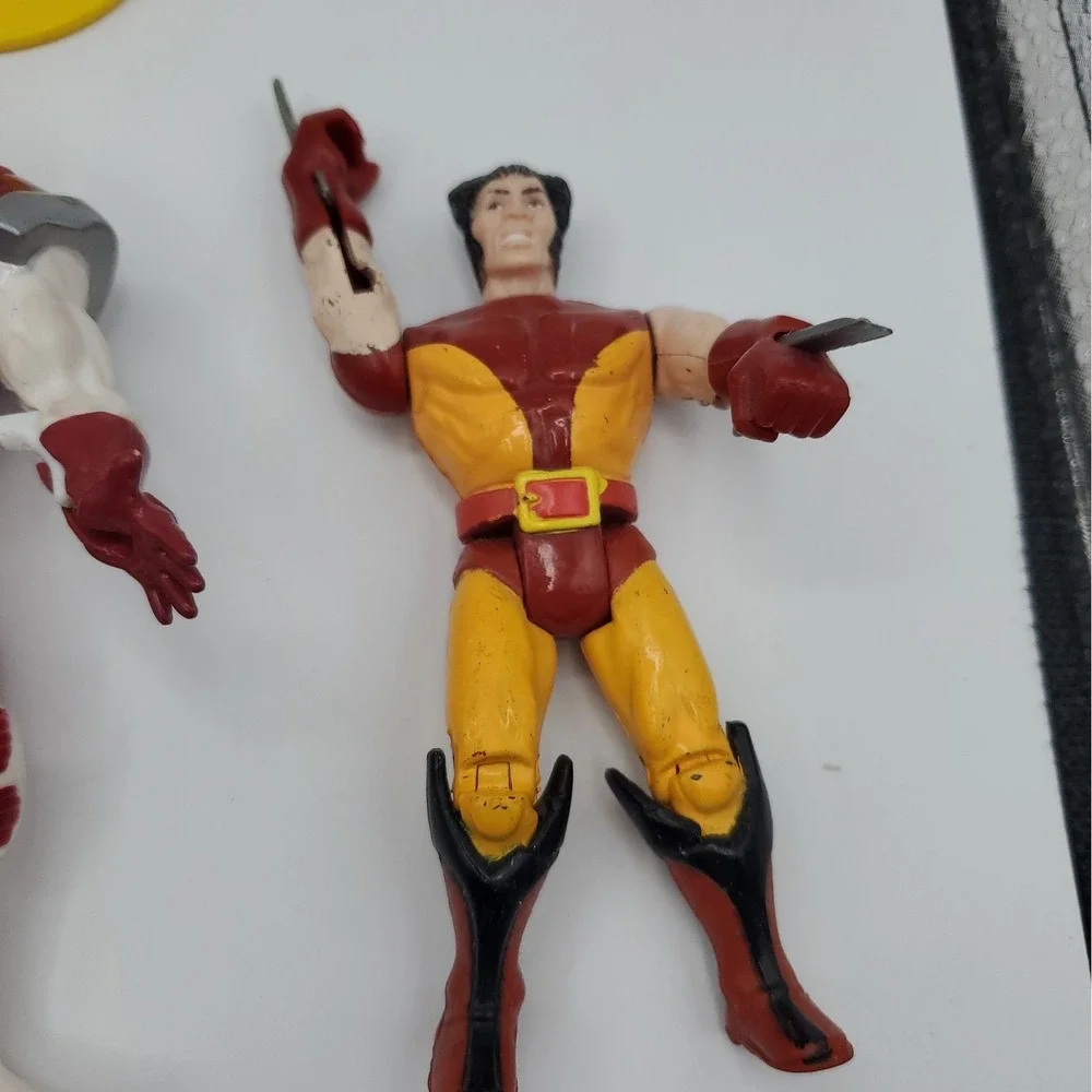 Vintage 1990s Toy Biz Marvel X-Men DC Action Figure Lot 11 Figures